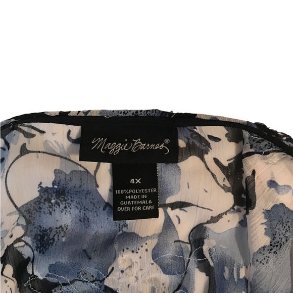 Maggie Barnes for Catherines size 4x blouse - Picture 3 of 3